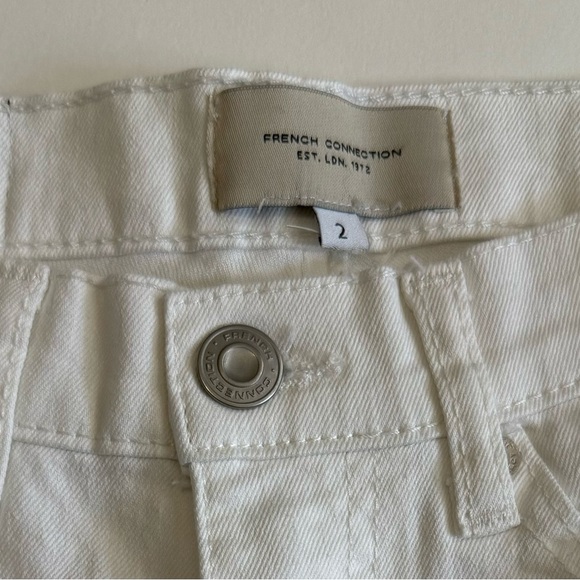 French Connection women’s White Skinny Jeans Size 2 - Picture 5 of 6